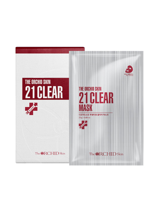 The ORCHID Skin Clear 21 Mask - 1 Box (5 Sheets)